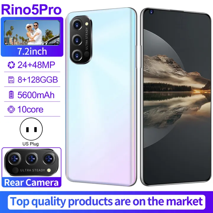 Free Gift Free Shipping 128gb Rino5 Pro 7 3 Inch Hd Full Screen Smartphone With Ten Core Facial Recognition Lazada Indonesia