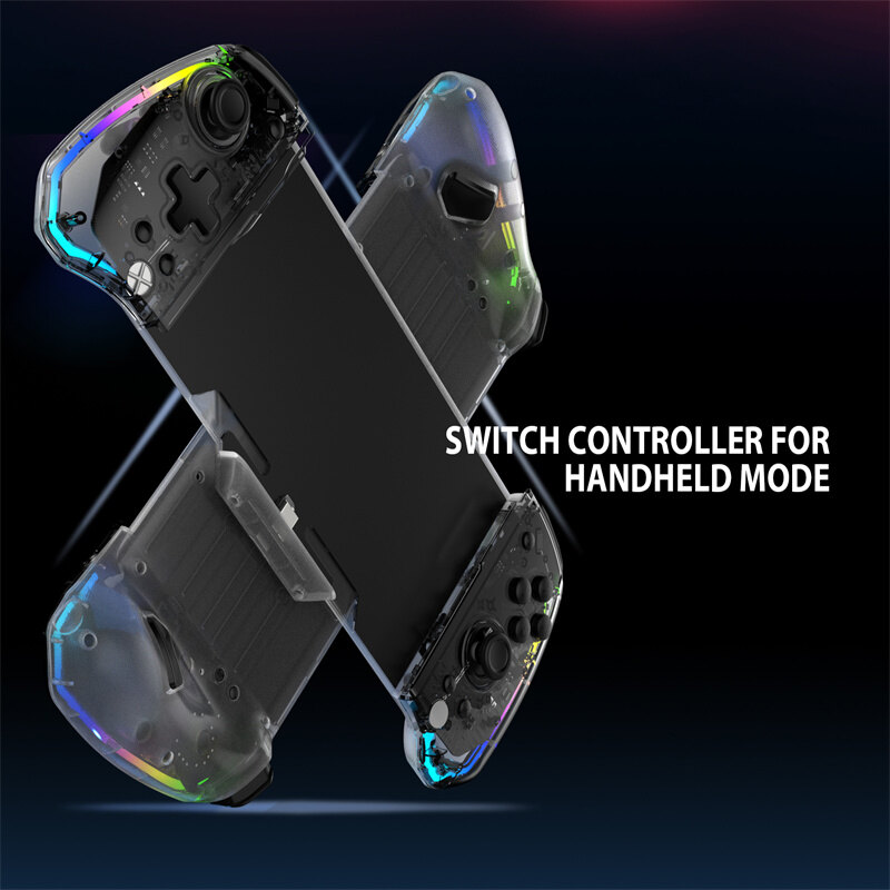 LinYuvo Tay cầm trò chơi Wireless Nintendo Game Controller Tự động khởi chạy 6 trục Gyro Joystick Switch/Switch OLED