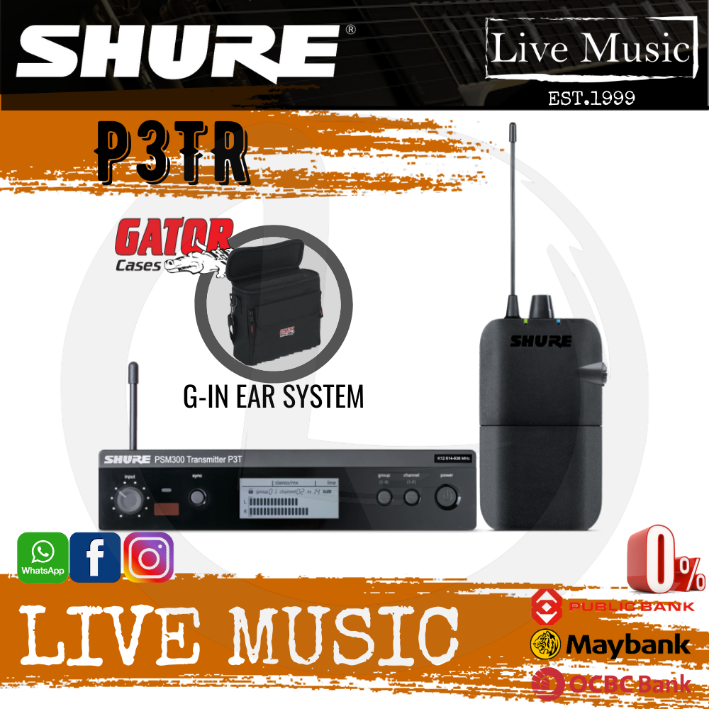 Shure P3TR PSM 300 Wireless In-Ear 