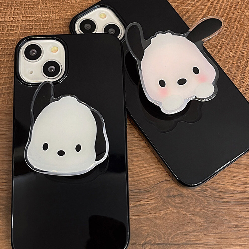 Sanhe Giá Đỡ Điện Thoại Có Thể Mở Rộng Hoạt Hình INS Sanrio Giá Đỡ Túi Khí Có Thể Gập Lại Đàn Hồi Phụ Kiện Giá Đỡ Dạng Nhẫn Đeo Ngón Tay