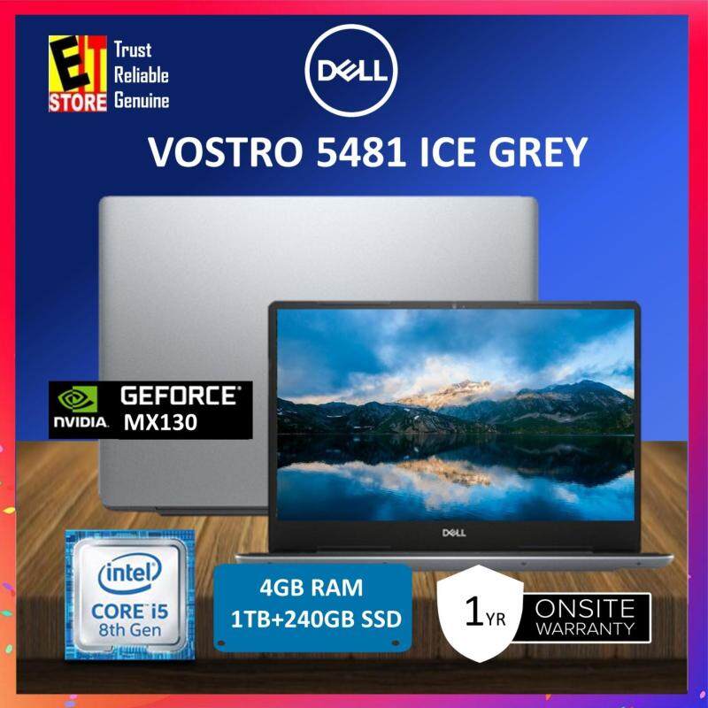 DELL VOSTRO 5481 - 5481-82412G-W10-SSD-240GB ICE GRAY (I5-8265U /4GB/ 1TB+240GB/14.0 FHD /2GB NVIDIA MX130 /W10/1YR) Malaysia