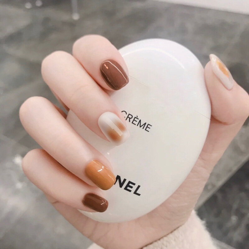 24 Chiếc Cô Gái Màu Ngọt Ngào Trang Trí Tính Khí Nhuộm Hợp Đồng Có Thể Tháo Rời Mặc Được Hoàn Thành Dụng Cụ Làm Đẹp Làm Móng