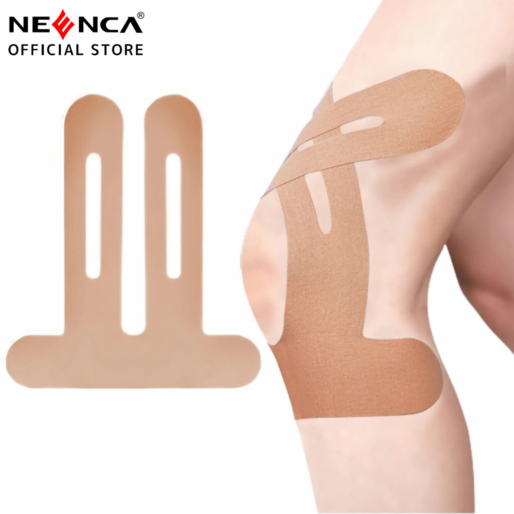 10 PCS Precut Kinesiology Tape For Knees, Muscle Tape Precut Strips For Knee Pain Relief, Athletic Tapes Sports Tapes Knee Support & Stability (Black - View #2