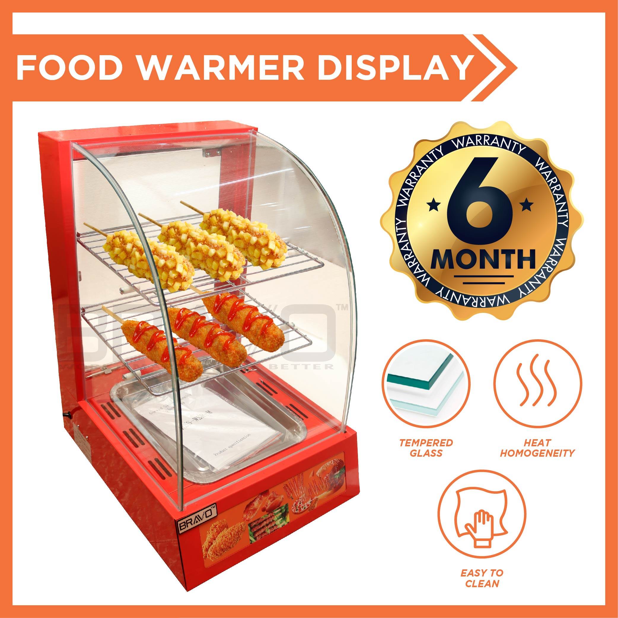 Food deals warmer display