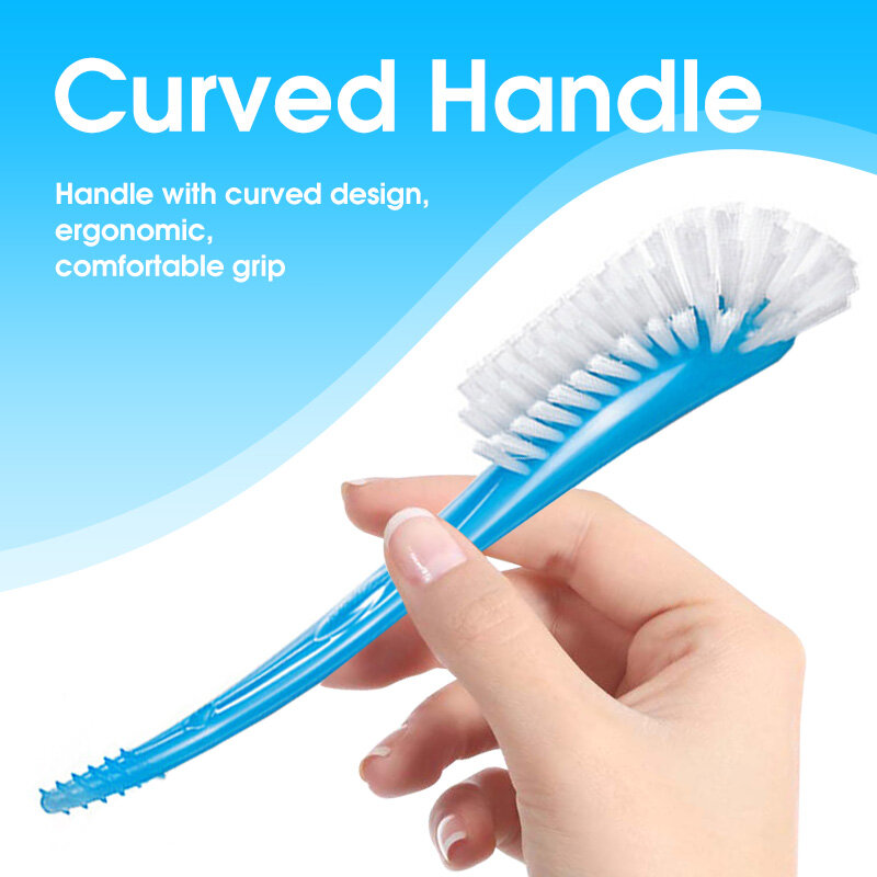 Hamshmoc High Density Baby Bottle Cup Brush Multifunctional Infant