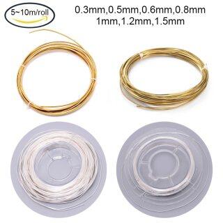 5-10m roll 18 20 Gauge Half Round Copper Wire 0.6mm 0.8mm 1mm 2mm 3mm Wide thumbnail