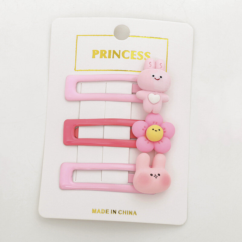 Children's candy color and cute hair clip, the side of the bangs clip BB chip jewelery