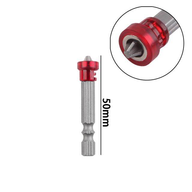 PH2 Magnetic Screwdriver Bit S2 Alloy Cross Hex Shank Drill Bits Anti Slip Single Head Drywall Electric Screwdriver Hand Tools