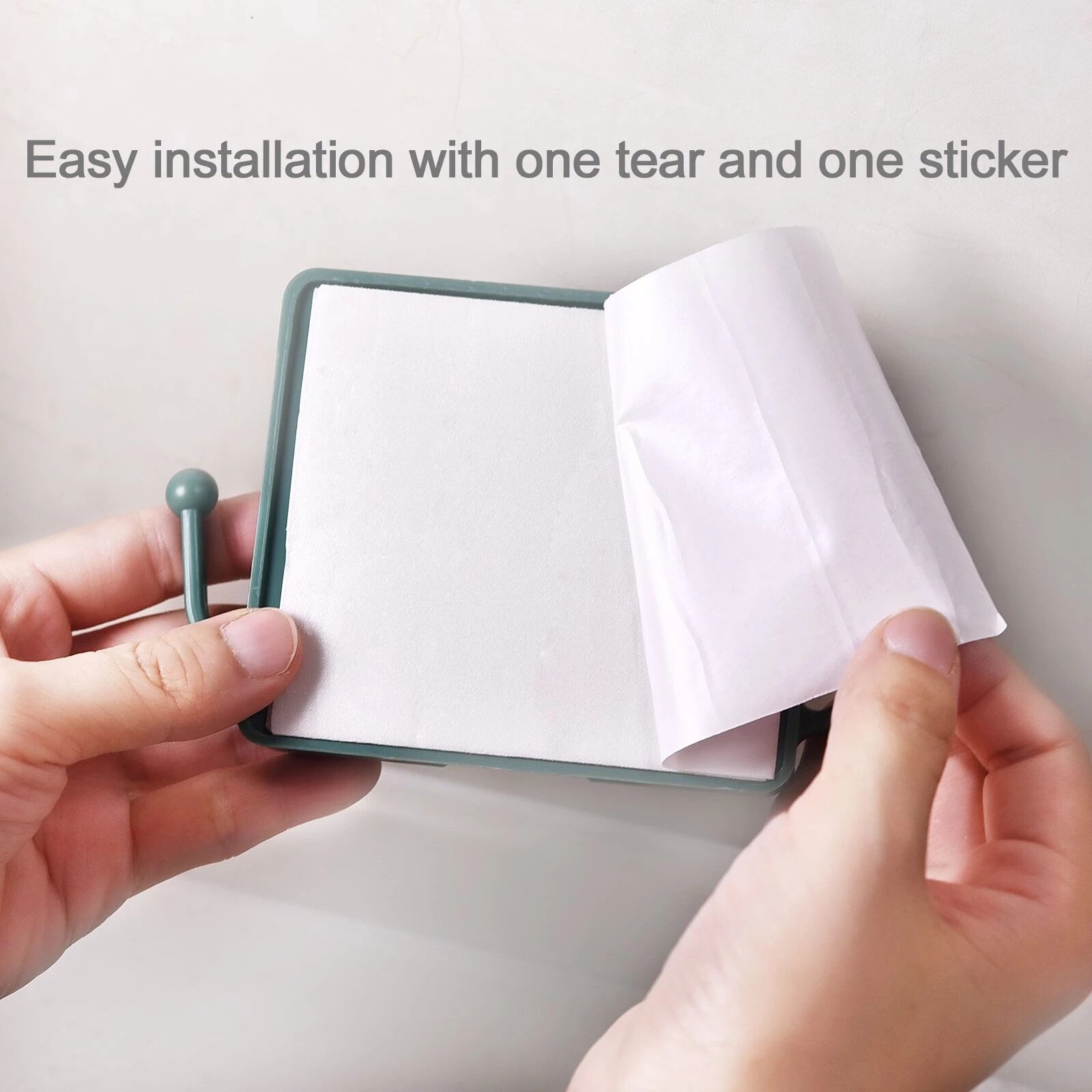 Wall Mounted Organizer Storage Box Remote Control Mounted Mobile Phone Plug Wall Holder Charging Multifunction Adhesive Holder