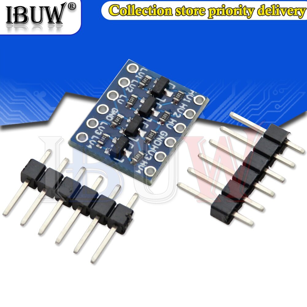 1pcs 4 channel iic i2c logic level converter bi-directional module 5v to 3.3v