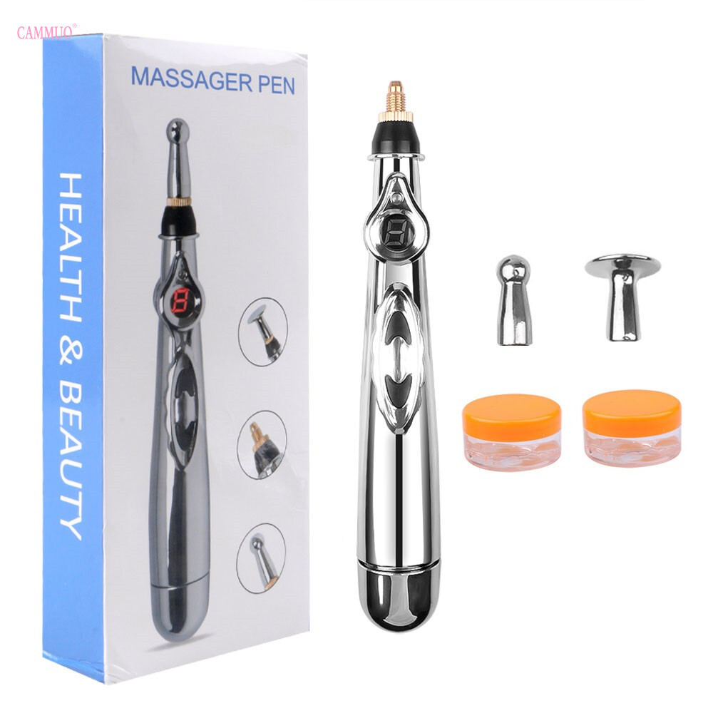 Cammuo Upgrade Electric Acupuncture Therapeutic Therapy Energy Pen Massage for Stiff Aches Joint Pain Stiff Aching Lumbago Gout