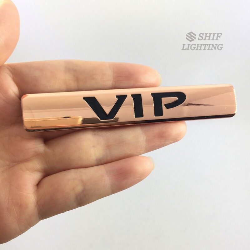 Hys 1 x metal vip logo car auto truck badge sticker emblem decal