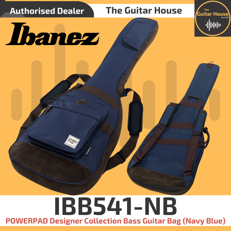 Ibanez IBB541-NB PowerPad Designer Collection Bass Guitar Bag, Navy Blue Malaysia