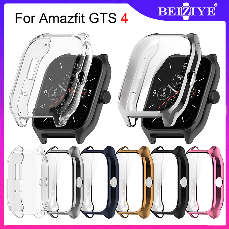 For amazfit gts 4 tpu case đồng hồ thông minh vỏ bảo vệ màn hình for amazfit gts 4 đồng hồ ánh sáng slim cover vỏ bảo vệ phụ kiện