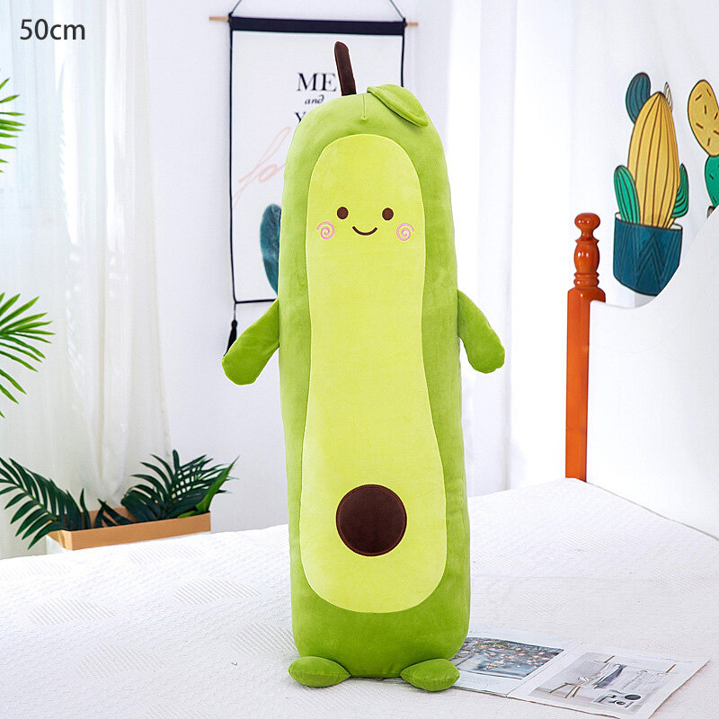 Avocado plush toy doll creative new lunch break pillow to send birthday gifts.