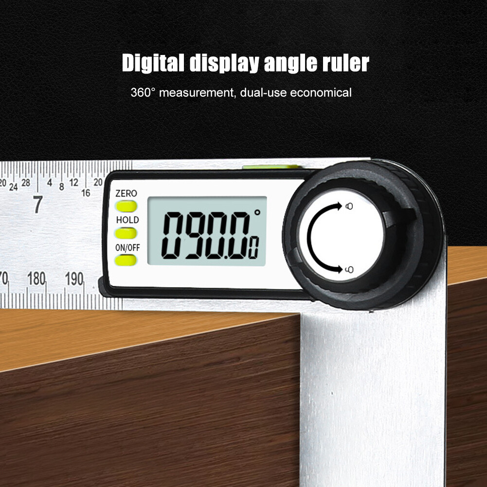 High Precision Digital Angle Finder Multi-Purpose Measuring Ruler Meters