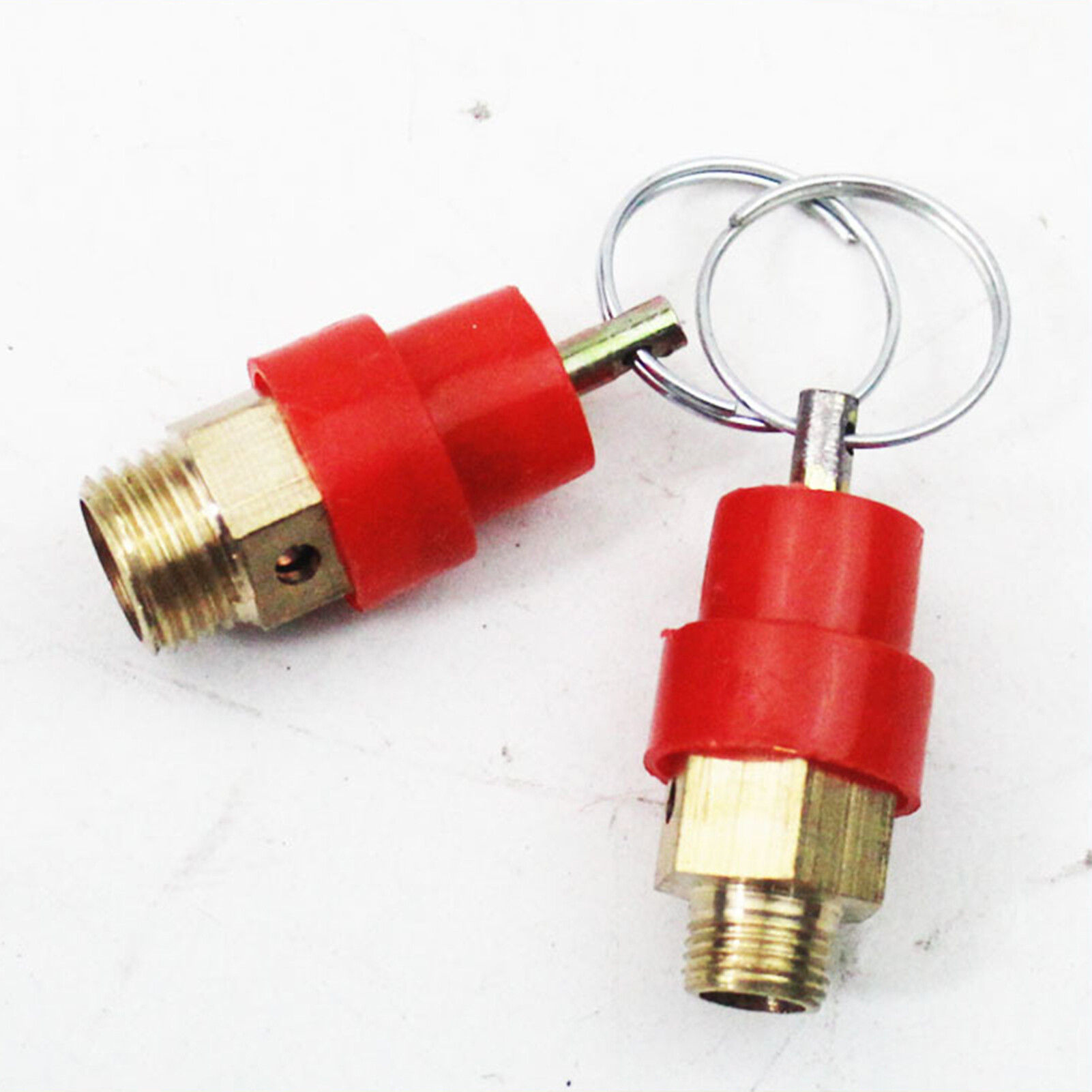 EMachinery Air Compressor Safety Valve Male Thread Pull Ring Air Compressor Pressure Relief Valve Factory Supply Exhaust Valve Male