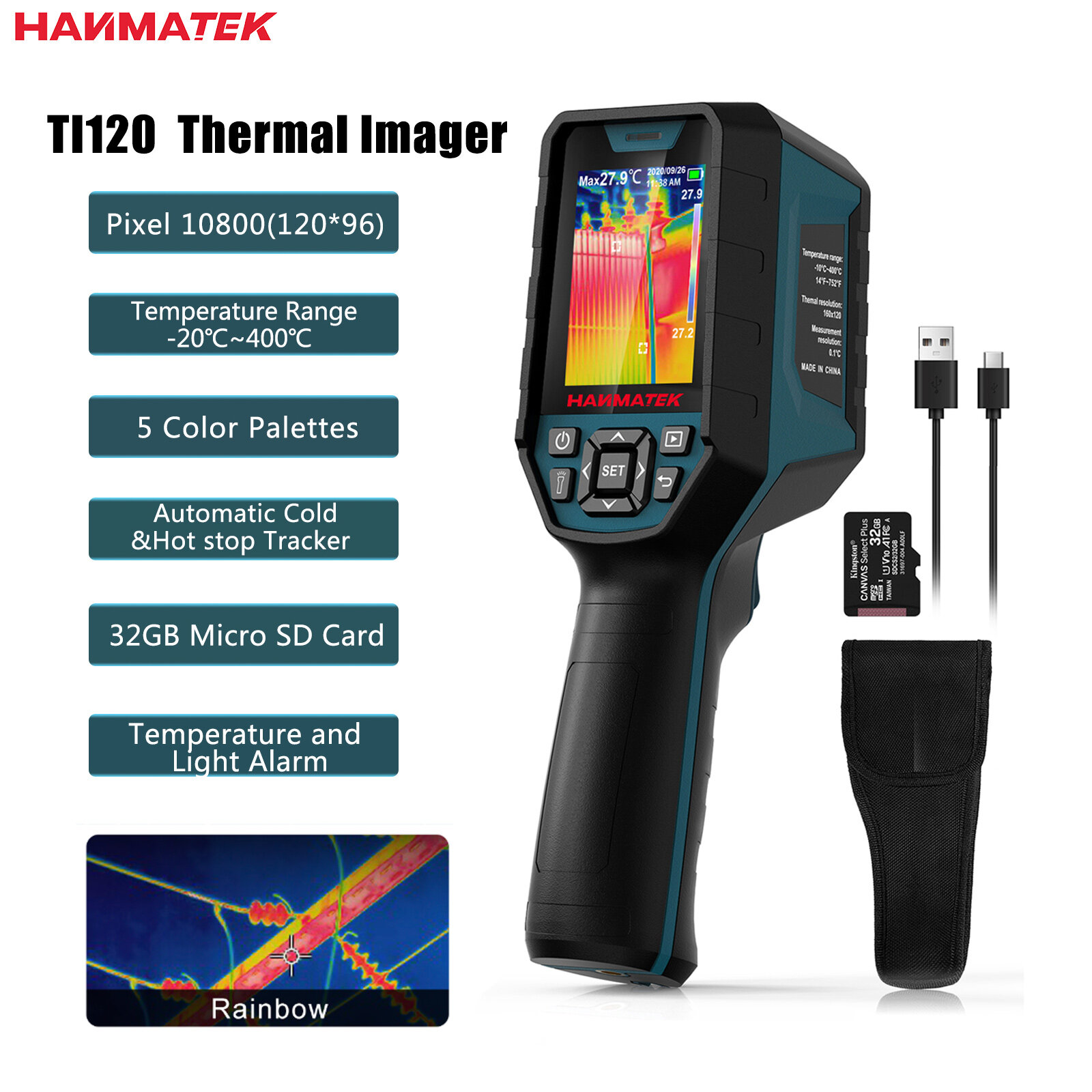 HANMATEK Original TI120 Thermal Imager Professionelle Thermische Imager ...