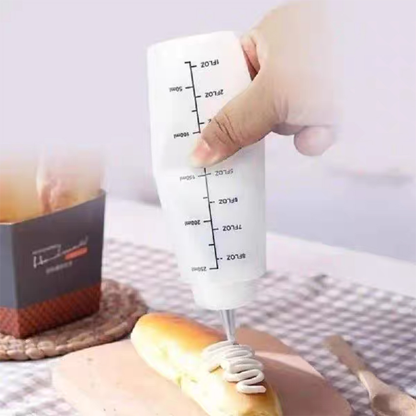 120/350/450ml Kim nhựa quy mô chai bóp được có thể ép chai với Leak-proof cho nhà bếp nước sốt salad chai bóp được