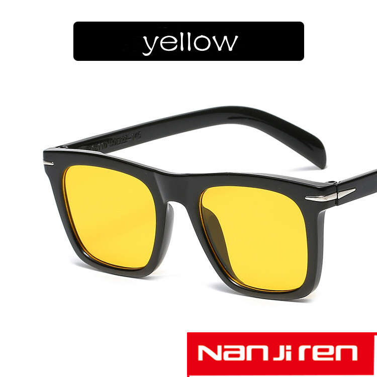 Nanjiren Square rice nail sunglasses 2022 new men's driving sunglasses photo concave shape UV protection beach