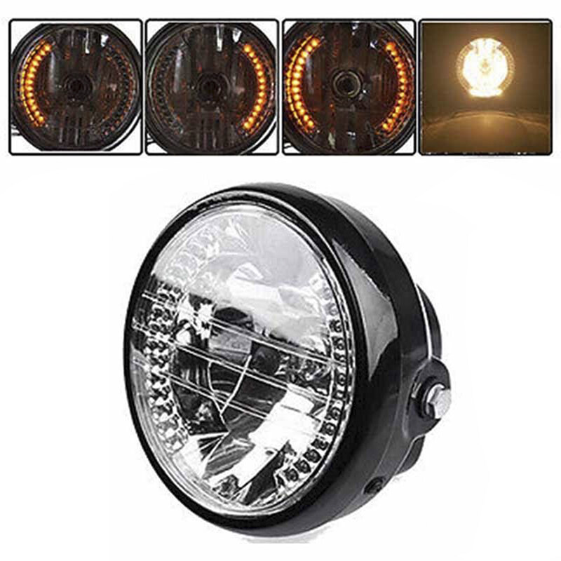 【Reday Stock】Universal 7Inch Motorcycle Headlight LED Turn Signal Light For Motorcycle