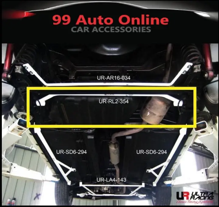 Perodua Myvi Old Lagi Best 05 12 Rear Lower Bar 2 Point Rl2 354 Ultra Racing 100 Original Lazada