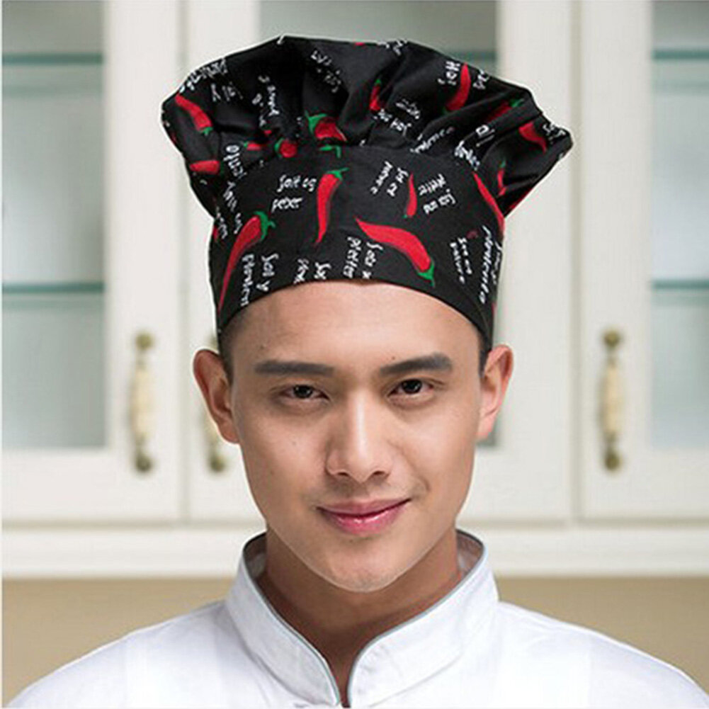 Freedun® Professional Stretchy Adjustable Men Cap Kitchen Cook Baker Catering Chef Hat