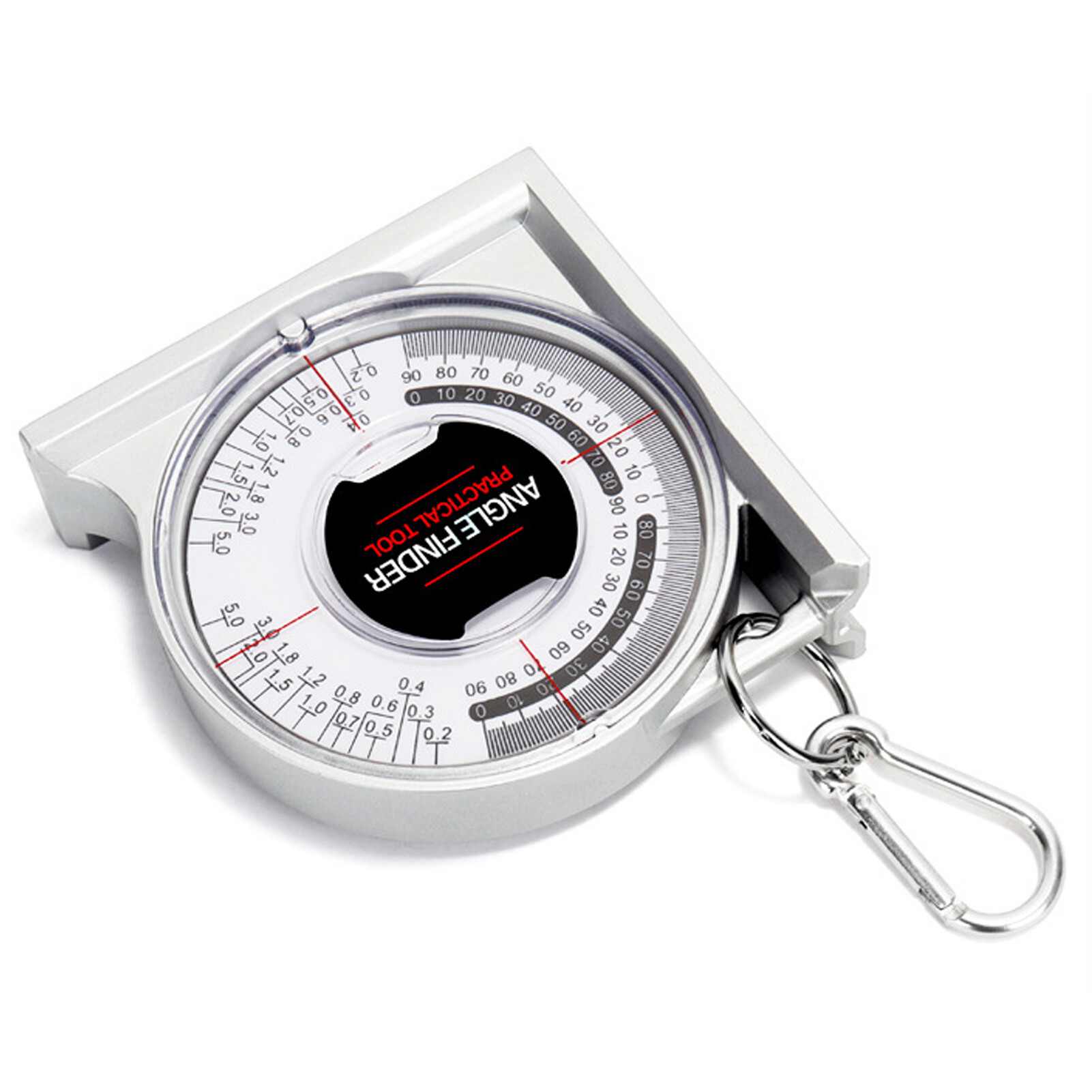 kangshaibi Widely Used Angle Finder Strong Adsorption High Sensitivity Stable Protractor Gauge for Civil Engineering Professional Inclinometer Clear