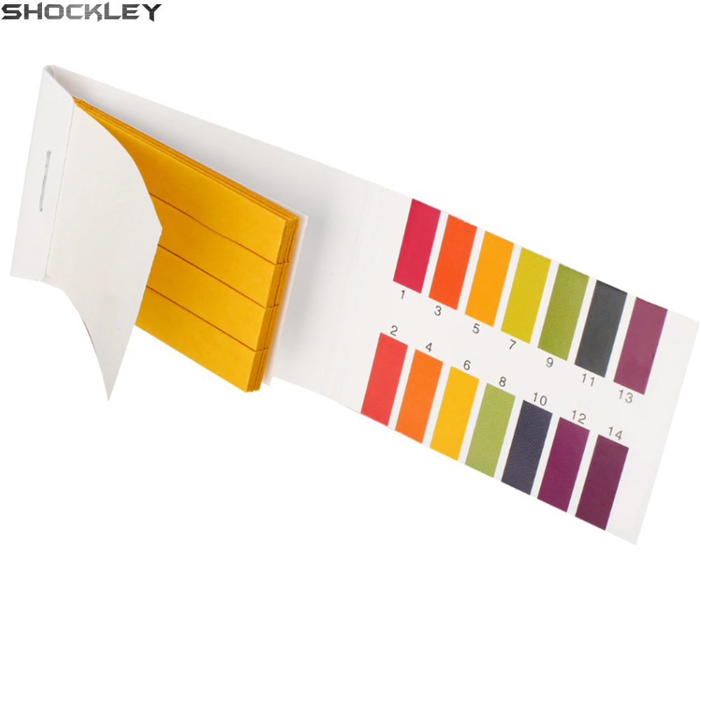 Shockley 80 PH Test Strips Litmus Test Paper Full Range 1-14 PH Acidic Alkaline Indicator Universal Full Range Strips Tester 80 Strips