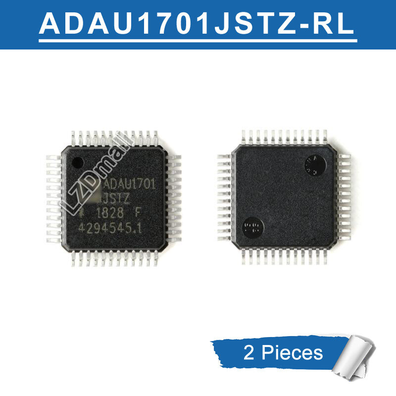 2pcs adau1701jstz lqfp-48 adau1701jst adau1701 adau1701jstz-rl 28/56 bit audio processor dsp chip new original ic