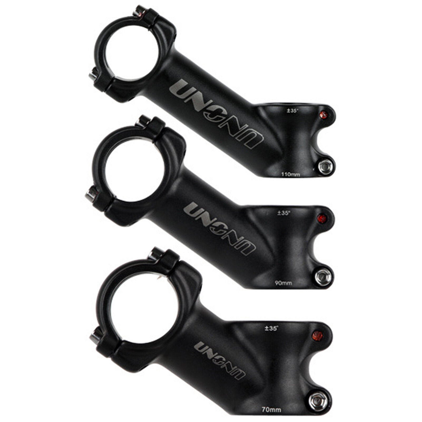 Guyouzi® UNO 35 Degrees 70/90/110mm Bicycle Handle Bar Stem for Cycling