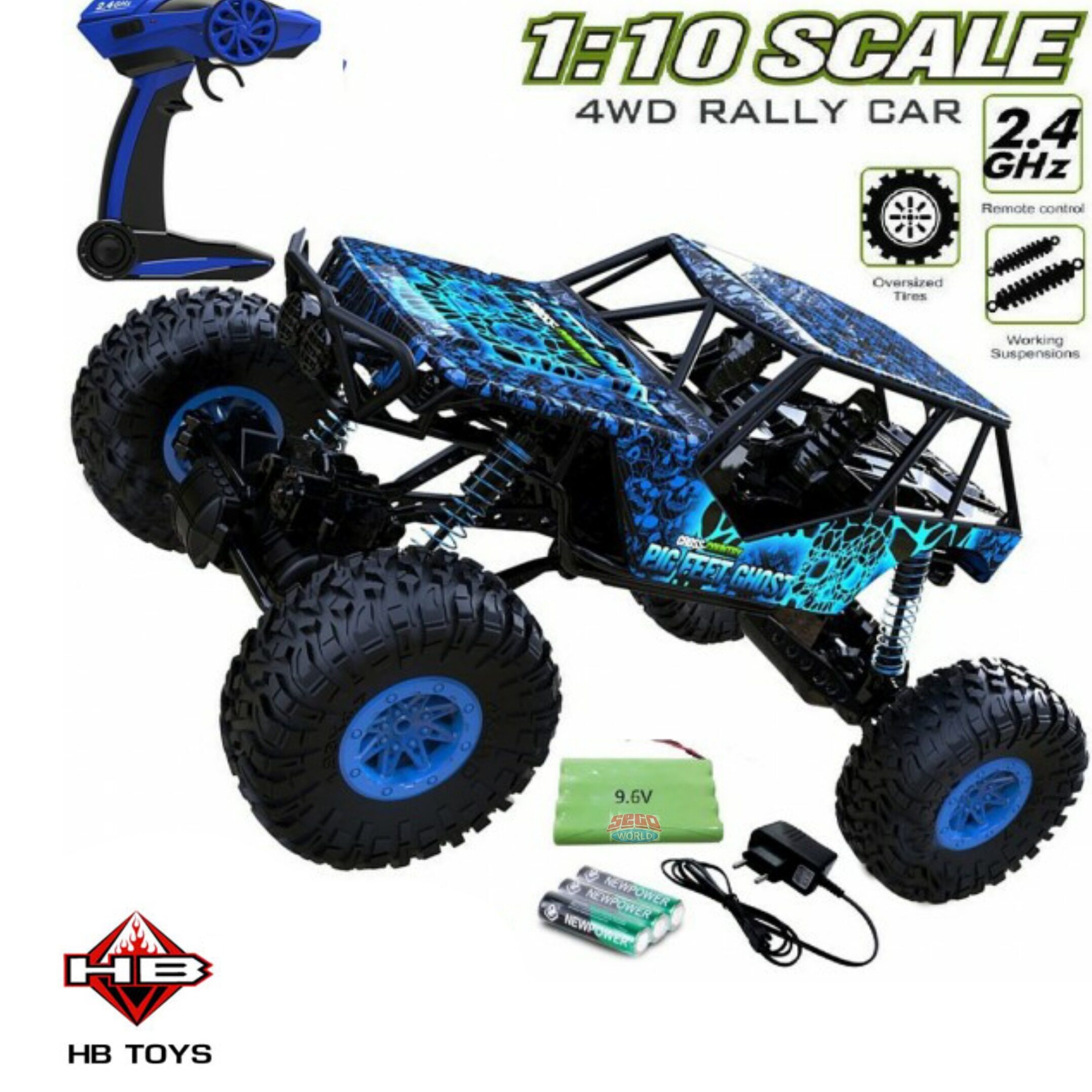 rock through 4wd rally car