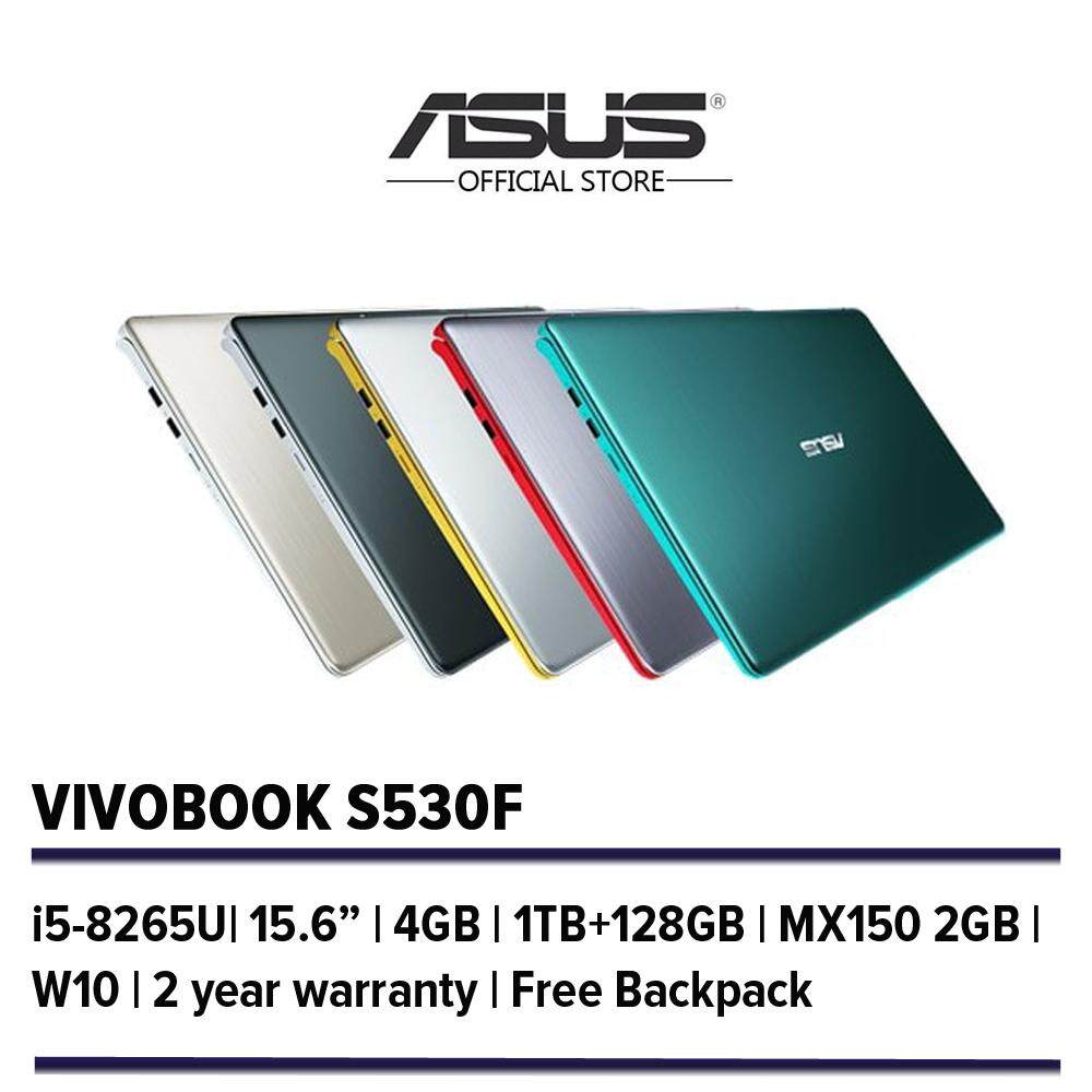 Asus Vivobook S S530F Notebook/Laptop/15.6/i5-8265U/4G/1TB+128G/MX150 2G/W10/ - Free Backpack Malaysia