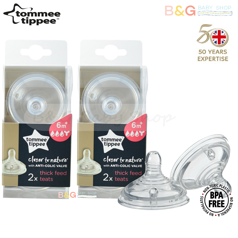 tommee tippee anti colic teats on normal bottles