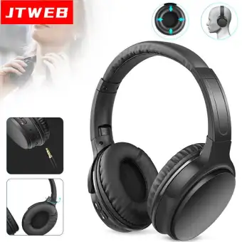 wireless headphones with extended mic