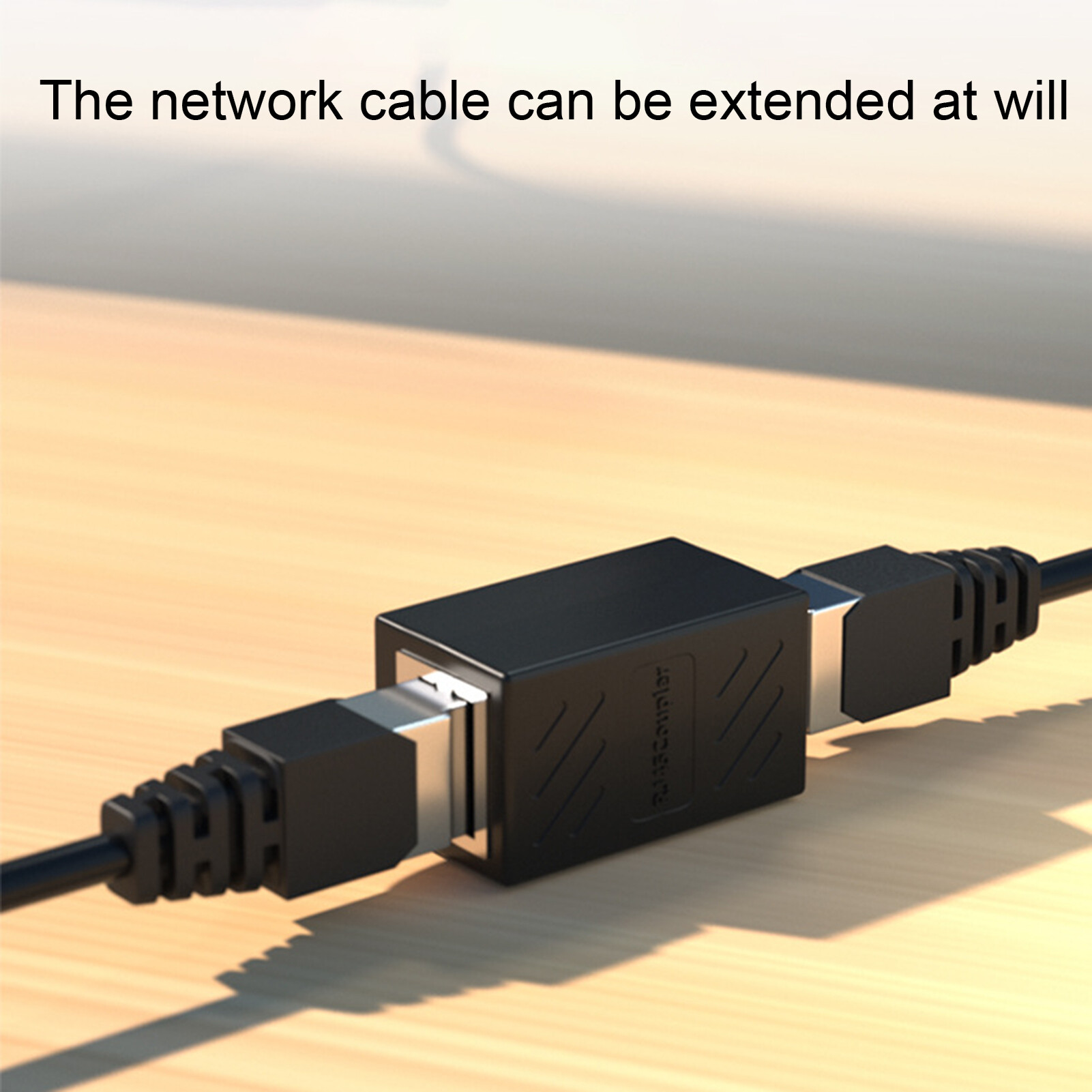 【CozyySpace】 Network Extender Stable Female to Female RJ45 LAN Cable Connector