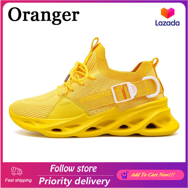 sport shoes yellow