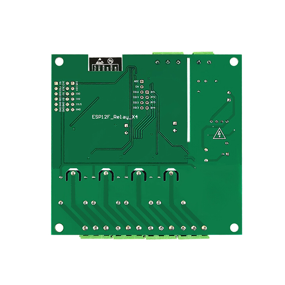 SeasBoat ESP-12F ESP8266 AC/DC Bảng Phát Triển Mô-đun Rơle 4 KÊNH WIFI