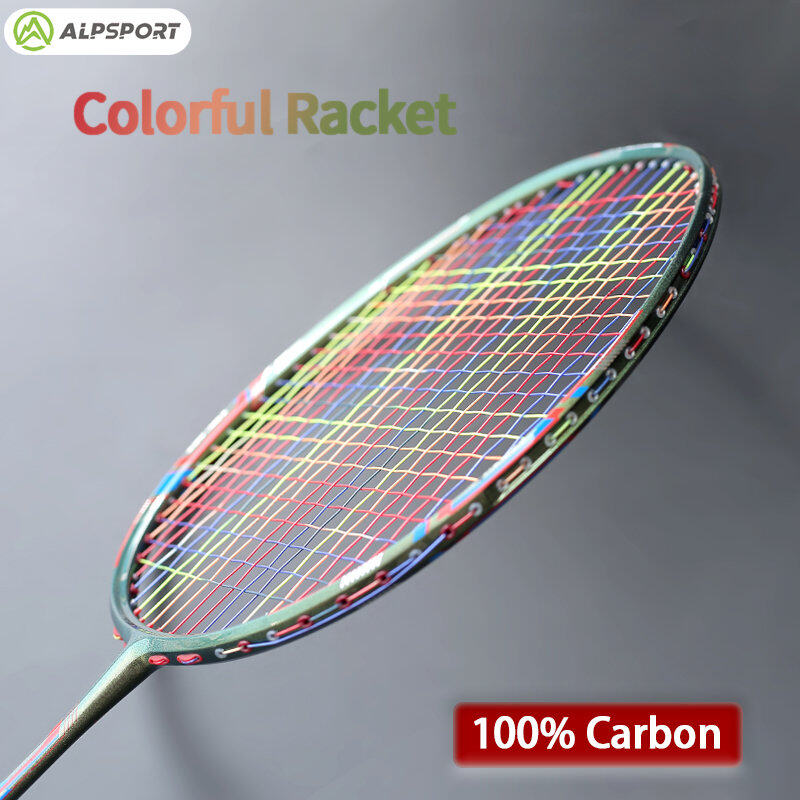 ALP OLG VỢT CẦU LÔNG 100% Sợi Carbon Nhiều Màu Sắc Vợt Tấn Công Tập Luyện