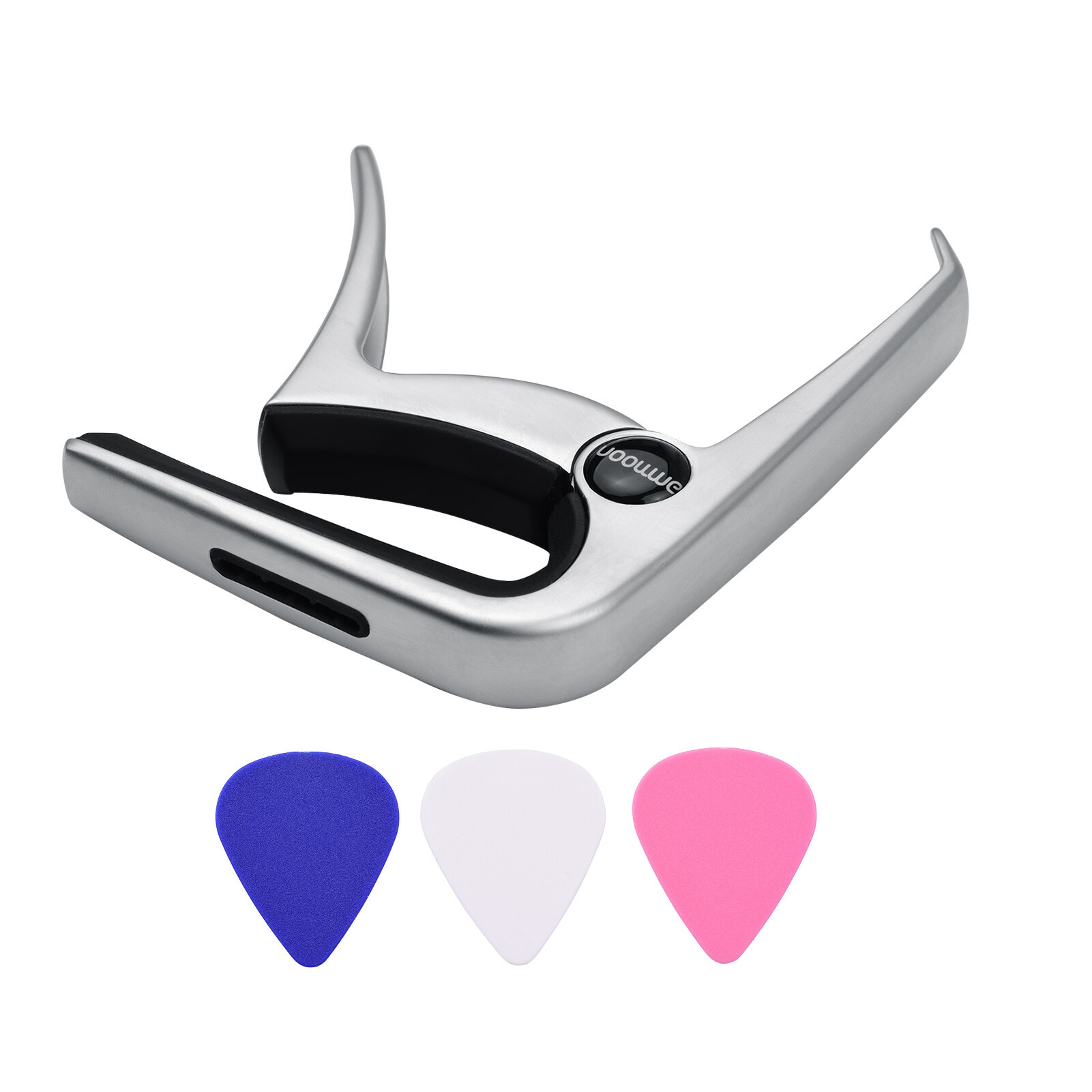 TC02 Multifunctional Guitar Capo Zinc Alloy with Bridge Pin Puller