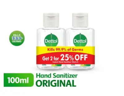Dettol Hand Sanitizer 50ml TP