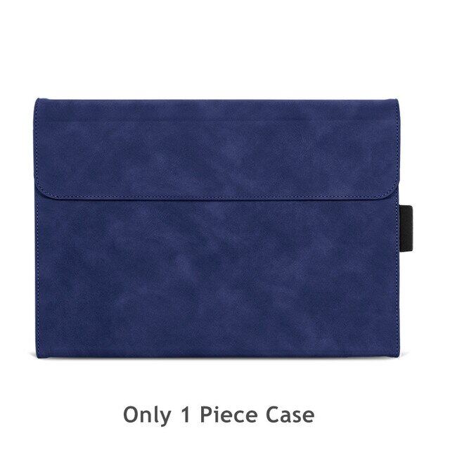 Soft tpu case for microsoft surface pro 9 8 7 6 5 x funda case pu leather for surface pro x go 2 3 sleeve bag protective shell
