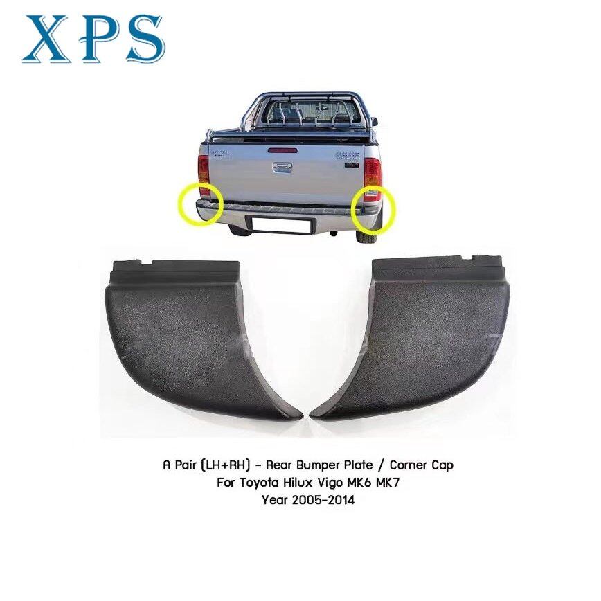 Xps rubber cover, rear bumper, toyota vigo champ 2005-2015 toyota hilux vigo, rear bumper edge, rear bumper corner cover