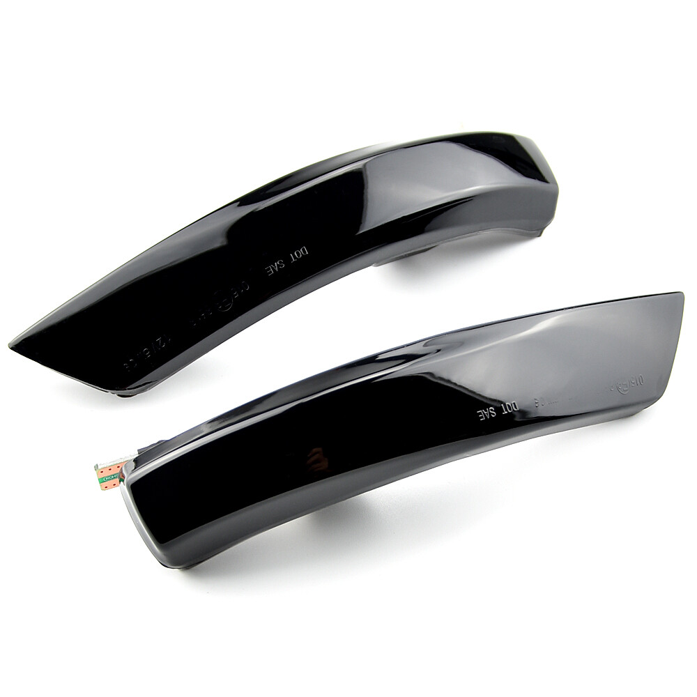 Black Dynamic Turn Signal Light LED Side Rearview Mirror Sequential Indicator Blinker Lamp For Ford Focus 2 3 Mk2 Mk3 Mondeo Mk4