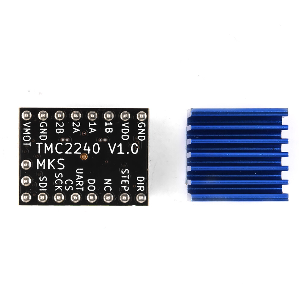 Aideepen TMC2240 3D Printer Stepper Motor Driver Stepper Driver Module with Heat Sink for 3D Printer Controller Mother Boards