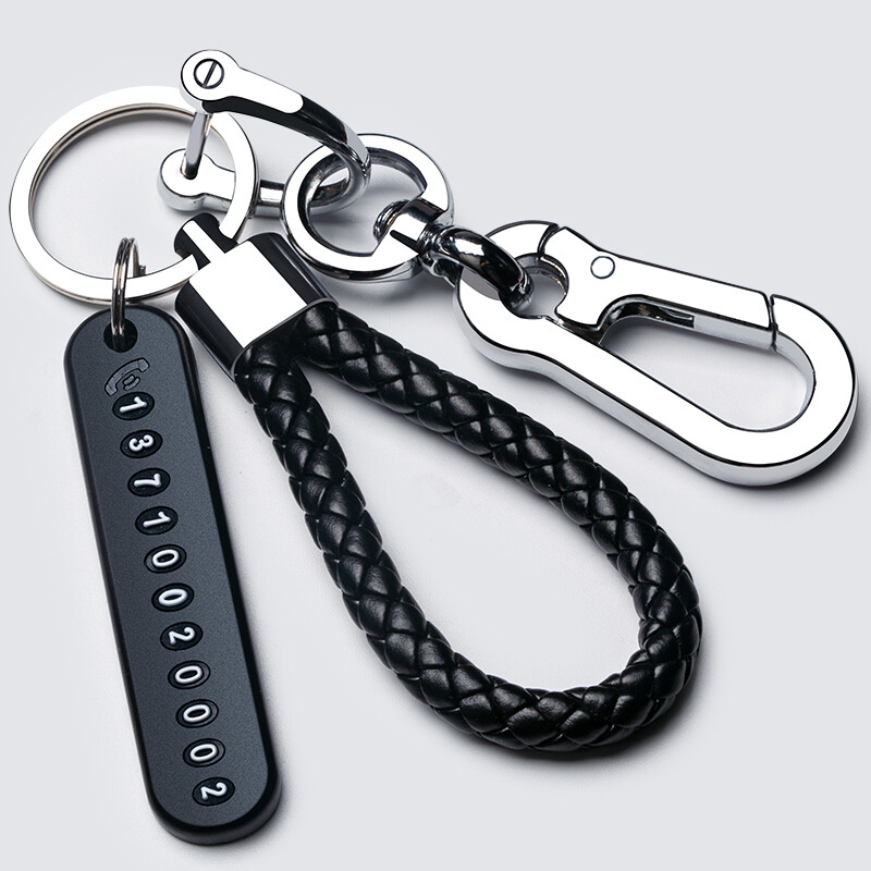 Car Key Chain Male Pendant Female Cute Net Red Ins Creative High-end Key Lanyard Motorcycle Anti-loss Brand Chain