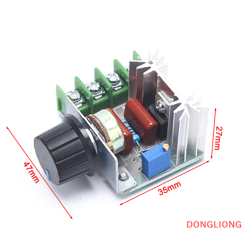 Dongliong dimmer 220v 2000w speed controller dimmer switch electronic voltage regulator