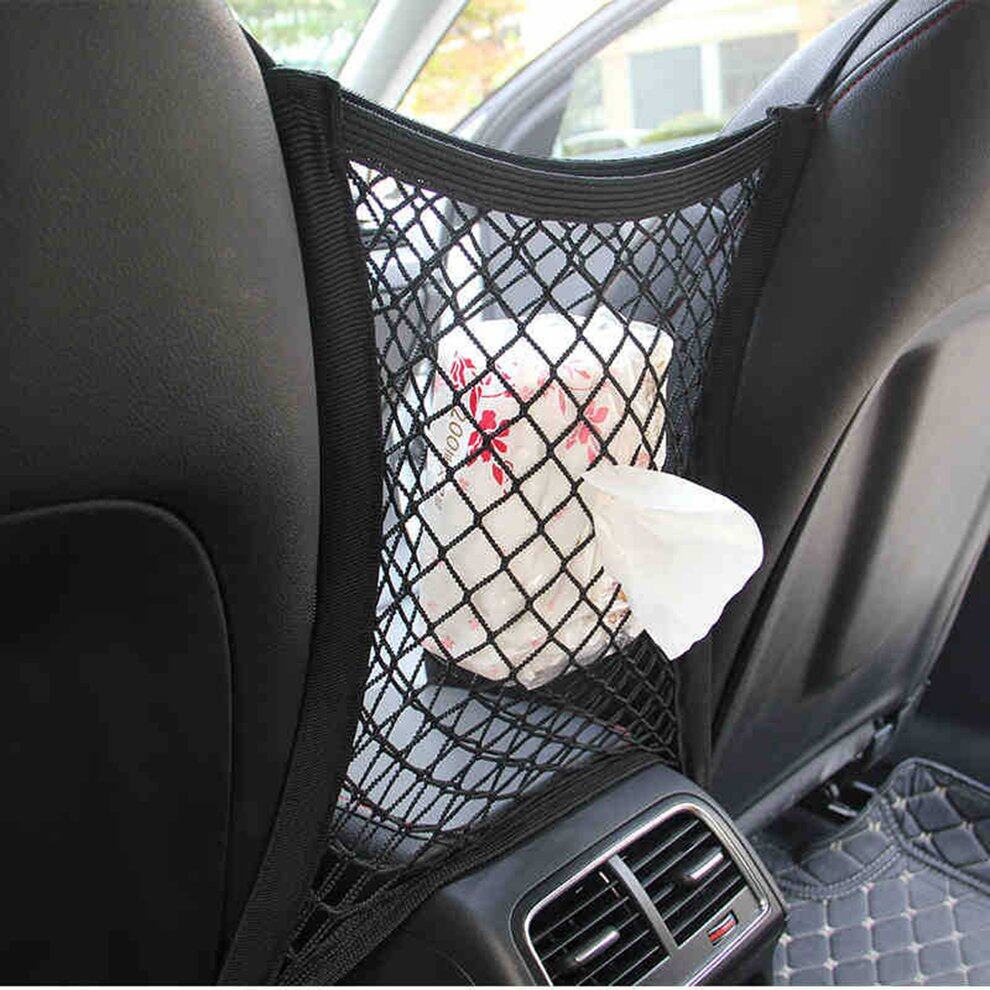 Universal Car Organizer ตาข่าย Trunk ที่จัดเก็บสินค้าที่นั่งจัดเก็บตาข่ายกระเป๋าเครือข่ายภายในอุปกรณ์เสริม