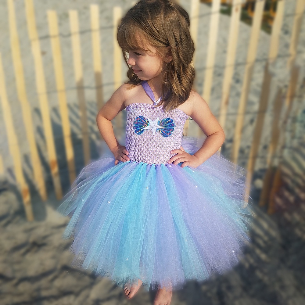 mermaid gown with tulle skirt