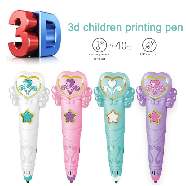 3D pen full set DIY 3D Printer Pen Drawing Pens Creative Toy Birthday Gift Gift For Kids Design Drawing for Kids Adults Doodler Artists With picture album charging line Singapore